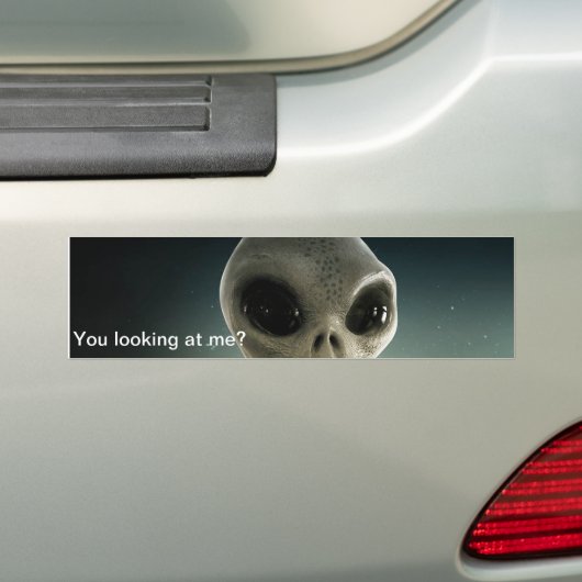 Alien: "Kijk je naar me?" Auto Sticker. Bumpersticker (Op auto)