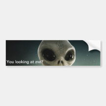 Alien: "Kijk je naar me?" Auto Sticker.