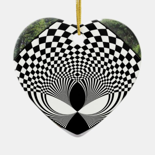 Alien - Kijken naar jou! Keramisch Ornament (Voorkant)