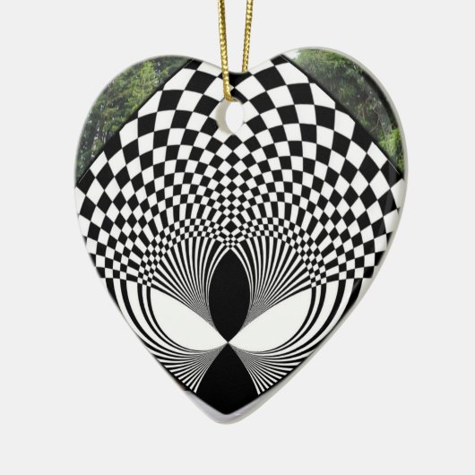 Alien - Kijken naar jou! Keramisch Ornament (Links)