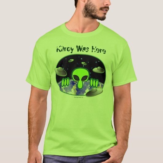 Alien Kilroy T-Shirt (Voorkant)