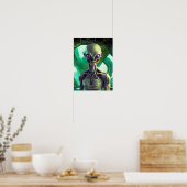 Alien - Kleine Groene Mannen Poster 12 x 16 (Keuken)
