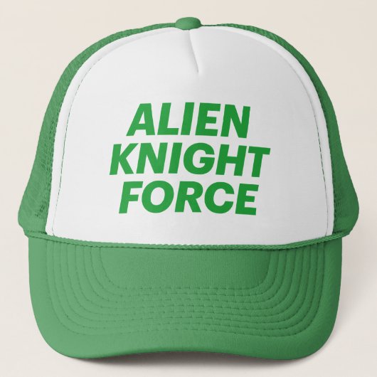 ALIEN KNIGHT FORCE speelt een leugenachtige vracht Trucker Pet (Voorkant)