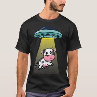 Alien Koe ontvoering vliegen Ufo T-shirt