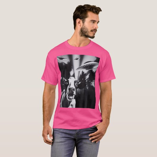 Alien Koe Ufo T-shirt (Voorkant volledig)