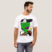 Alien komt in vrede t-shirt (Voorkant volledig)