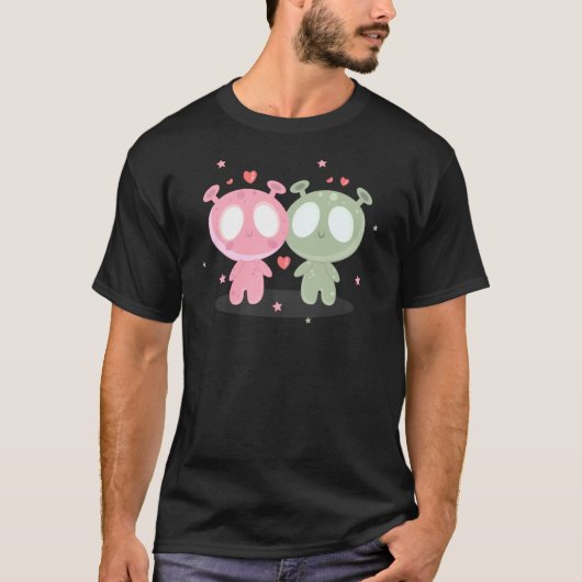 Alien Koppel Valentijns Matching Top Coquette Stri (Voorkant)
