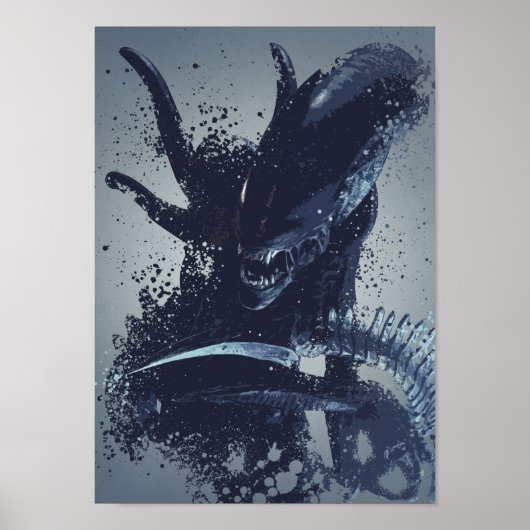 Alien-krijger splaatstwerk poster (Voorkant)