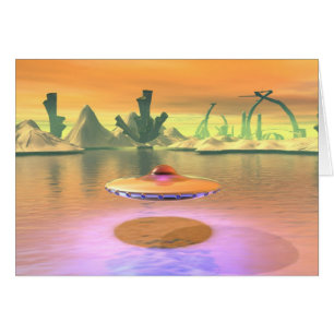 Alien Lake UFO startende Kaart