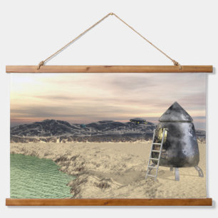 Alien Lander Hangend Wandkleed