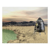 Alien Lander Poster (Voorkant)