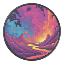 Alien Lands Hockey Puck