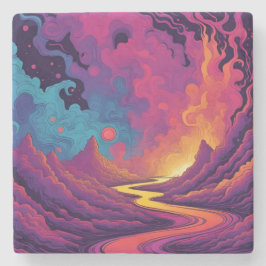 Alien Lands Stenen Onderzetter