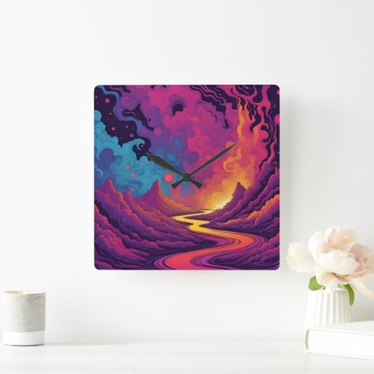 Alien Lands Vierkante Klok (Huis)