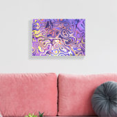 Alien landscape canvas afdruk (Insitu (Woonkamer))