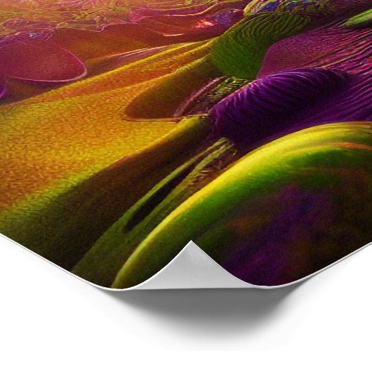 Alien Landscape Lucid Dreaming Tunnel Psychedelic Poster (Hoek)