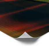 Alien Landscape Rainbow Abstract Poster (Hoek)