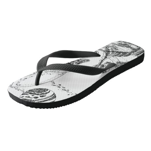 Alien Landscape Teenslippers (Schuin)