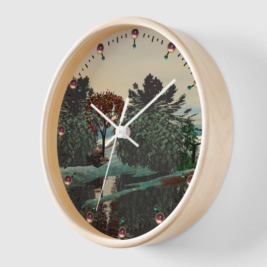 ALIEN LANDSCAPE,TREES,LAGOON HYPERION Sci Fi (Hoek)