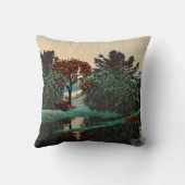 ALIEN LANDSCAPE,TREES,LAGOON HYPERION Sci Fi Kussen (Achterkant)