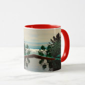 ALIEN LANDSCAPE,TREES,LAGOON HYPERION Sci Fi Mok (Voorkant rechts)