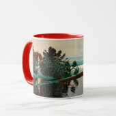 ALIEN LANDSCAPE,TREES,LAGOON HYPERION Sci Fi Mok (Voorkant links)