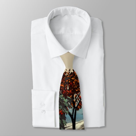 ALIEN LANDSCAPE,TREES,LAGOON IN HYPERION Sci_Fi Stropdas (Gebonden)