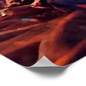 Alien Landschap in de buitenruimte | ABSTRACT Poster (Hoek)