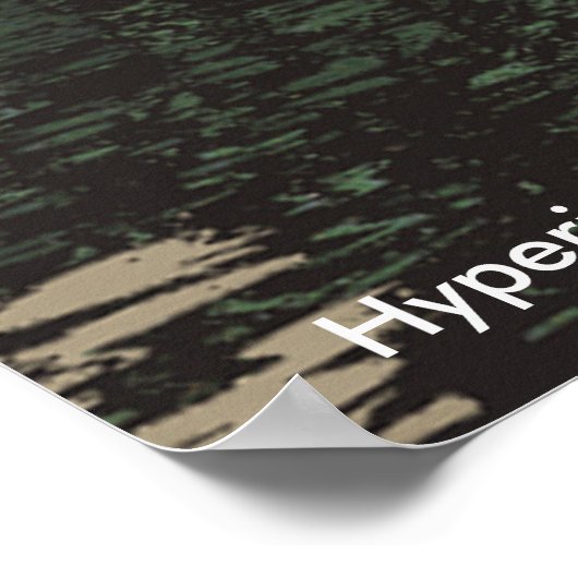 ALIEN LANDSCHAP /LAGUNE IN HYPERION Sci_Fi Poster (Hoek)