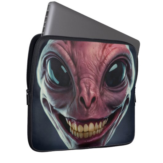 Alien. Laptop Sleeve (Voorkant Rechts)