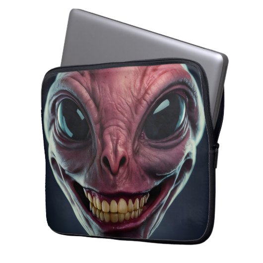 Alien. Laptop Sleeve (Voorkant Links)