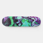 Alien Laser Eyes Kunst van Travis L Lagasse Flowst Skateboard (Horizontaal)