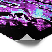 Alien Laserogen met reptieltong Poster (Hoek)