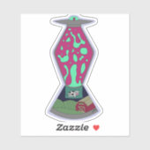 Alien Lava Lamp Sticker (Vel)