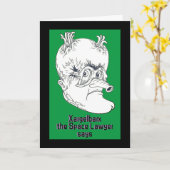 Alien Lawyer Pun DIVORCE Kaart (Gele Bloem)