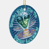 Alien Leader-ruimteschip Keramisch Ornament (Rechts)