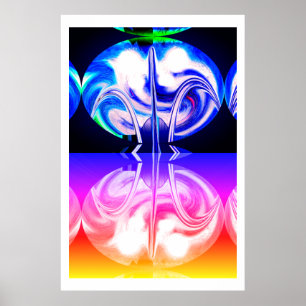 Alien life art poster