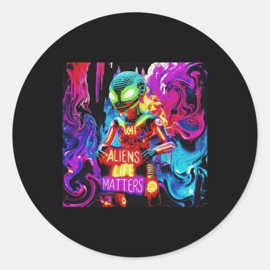 Alien Life S Sticker (Voorkant)