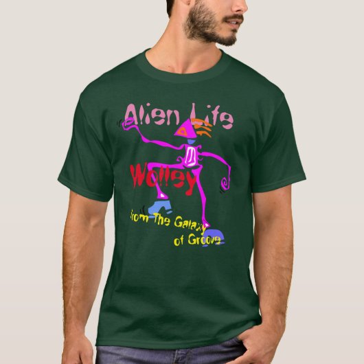 Alien Life, Wolley T-Shirt (Voorkant)