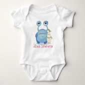 Alien Lifeform Friendly Monster Funny Kinder Romper (Voorkant)