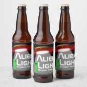 Alien Light Storm Area 51 Bier Etiket (Flessen)