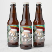 Alien Light Storm Area 51 Bier Etiket (Flessen)