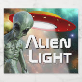 Alien Light Storm Area 51 Bier Etiket (Enkel label)