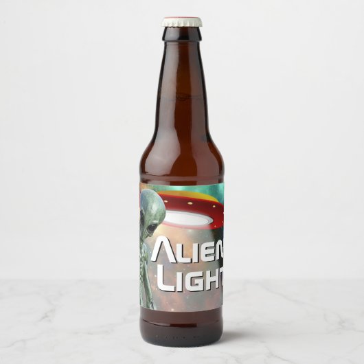 Alien Light Storm Area 51 Bier Etiket (Voorkant)