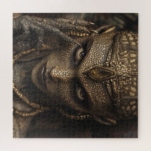 Alien Lizard Woman Legpuzzel (Horizontaal)