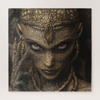 Alien Lizard Woman Legpuzzel