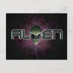 Alien logo Briefkaart