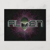 Alien logo Briefkaart (Voorkant)