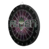 Alien logo-dartboard dartbord (Voorkant Rechts)