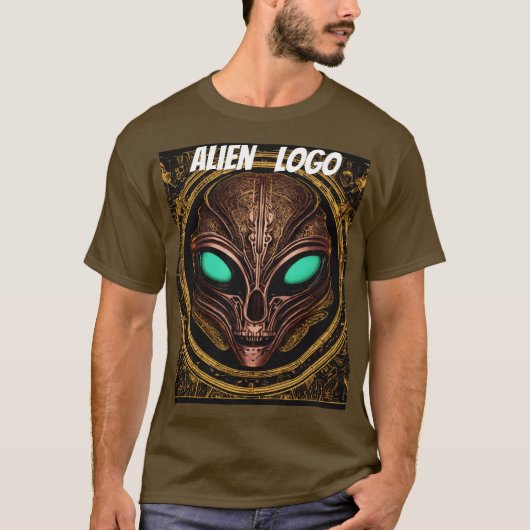 " Alien Logo " ontworpen T-shirt (Voorkant)
